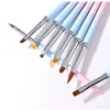 Makeup Tools 15 Size Nail Art Brush Set 3D Målning Manikyr Akryl UV Gel Line Ritning Pen Salon Diy Tool 231020