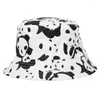 Berets Cute Our Korean Style Cartoon Panda Reversible Bucket Hat For Outdoor Adventures Sun Protection Students And Couples Caps