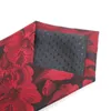 Corbatas para el cuello Corbatas florales tejidas de poliéster de alta calidad para hombres Corbata clásica de moda para hombre para boda 7 cm de ancho Corbata para novio 231019