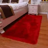 Carpets Plush Soft Sheepskin Bedroom Carpet Imitation Wool Pad Long Hair Rug Sofa Cushion White Rugs Red Living Room Fur 25 36cm