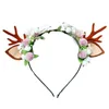 Hair Accessories For Kids Cute Deer Horns Branch Girl Flower Korean Style Head Hoop Antlers Headband Women Band