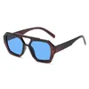 Sunglasses Y2k Streetwear Retro Punk Fashion Chic Eyeglasses Vintage Square For Women Men Kpop Hipop Summer Trend Gift Glasses