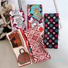 Desinger Brand Letters Print Bowknot Bags Scarves Accessories Silk Handle Gloves Wraps Muffler Wallet Purse Handbag Women Bag Tote Luggage