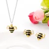 Pendentif Colliers Belle Honey Bee Collier pour femmes Inspiré Bijoux Tendance coréenne Sweet Dames Filles Cadeaux Mariage Clavicule Collier