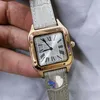 Dumont Ladies kwarcowy zasilanie zasilania zegarek skórzany pasek męski zegarek kobiet