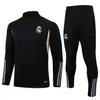 Tute da calcio per bambini Set Real madrids TRACKSUIT set kit da calcio per uomo e bambino chandal futbol survêtement madrides TRAINING suit