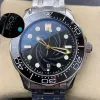 Projektantka męska zegarek ceramiczna nttd 42 mm Men Orologio Sapphire zegarki ograniczone automatyczne ruch mechaniczny Montre de Luxe zegarek NATO 300MWatches 007