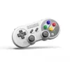 وحدات التحكم في اللعبة joysticks 8bitdo SF30 Pro Sn30 Pro Wireless Bluetooth Gamepad Controller مع حلقة التحكم في Windows Android Macos ZZ