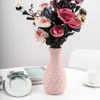 Vases Vase à fleurs en plastique incassable, décoration de maison, Imitation blanche, Pot en céramique, décor de Style nordique, conteneur 231019