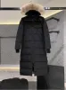 Doudoune canadienne Parkers pour femme, mi-longue, à capuche, au-dessus du genou, épaisse et chaude, manteaux d'hiver, 2023, S-XXL