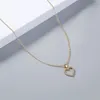 Colliers pendentif évider strass pavé coeur collier pour fille en gros