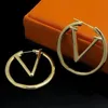 Women Charm Hoop Earrings Luxury 18K Gold Ear Studs Lady Nice Christmas gifts Top Paris Jewelry Accessories2181