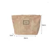 Cosmetic Bags 2023 Yarn-dyed Jacquard Bag Exquisite Advanced Sense Storage Large Capacity Small Items Portable Wash