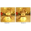 Noel Süslemeleri Masaüstü Bebek Festivali Kolye Kardan Adam Oyuncak Gece Işık Ev Malzemeleri Popüler Led Noel Dekorasyon Sevimli Hediye Parlayan Kardan Adam X1020