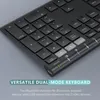 Keyboard Mouse Combos Bluetooth and Combo Multi Device Ultra Slim Wireless Rechargeable Keyboards souris pour Windows Mac OS iOS Android 231019