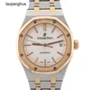 Audpi Watch Abby Watches Automatic Abbey Royal Oak 15450SR 37 mm 18K Rose Gold and SS Band B P