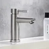 Rubinetti per lavandino del bagno Rubinetto della cucina Miscelatore per lavabo da esterno Lavabo per interni 1pc Maniglia singola in acciaio inossidabile