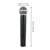 Mikrofoner rollspelintervjuer Mmicrophone Stage Performance Prop Artificial Microphone Wireless Model Endast 1 st