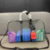 ハンドバッグ旅行バッグ迷彩バッグ印刷されたカモフラージャージャーデザイナーメンズフィットネスハンドバッグファッション旅行バッグ
