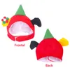 Hundkläder Pet Cat Christmas Hat Valp Tillbehör för små hundar Kostymhattar Katter Kostymer leveranser