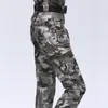 Utomhusbyxor märke Slim Straight Women Army Camouflage Styles Byxor Casual Military For Female Fashion Pockets last