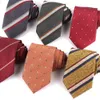 Gravatas de pescoço gravata de casamento para homens mulheres negócios listrado festa casual pontos gravatas adulto terno padrinhos presentes 231019