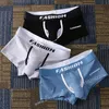 Mutande 3 Pz / lotto Lettere Vita e Uomo Elefante Intimo Boxer Rigonfiamento Pouch Mutandine maschili Lingerie di seta di ghiaccio Pantaloncini Sexy SXL 231020