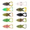 Baits Lures Frog Lure Double Propeller Legs Silicone Soft Baits 13.6g 16.6g Topwater Wobblers Artificial Bait For Bass Catfish Fishing Tools 231020