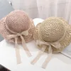 Hats 1pc moda koronkowa kapelusz dziecięcy letni słomka dziobowa czapka plażowa dzieci księżniczka i czapki dla dzieci