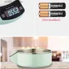 Łazienka Scale kuchenne Scale kuchenne elektroniczne do ważenia inteligentnej cyfrowej dokładności Gram Precision Scale z miską do żywności/akcesoria do pieczenia podłogowego Q231020