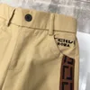 Luxury Casual Pants For Kids Baby Suit Pants Storlek 100-150 cm Sidobrev Stripe Stitching Design Barnbyxor15 oktober