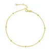 Anklets xf800 oryginalna 18 -karatowa złota Anklet Pure AU750 Żółta Rose Gold Fine Biżuteria dla kobiet luksusowy prezent J500 231020
