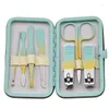 Nail Art Kits Manicure Set Pedicure Sets Clippers High-quality Steel Professional Cutters Tools Gradient Colors 7-18pcs