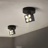 Taklampor nordiskt svart spår hem vardagsrum huvudljus sovrum gången korridor studie spotlight lampor fixturer