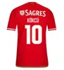 23 24 NERES RAFA Benfica Soccer Jerseys Di Maria A.Cabral Kokcu Camiseta 2023 2024 Camisa de futebol Otamendi Chiquinho Musa AurSnes M.Leonardo Men Kids Maillot de Futol