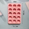 Baking Moulds 15 Holes Dog Footprint Silicone MoldCake Molds Cookie Fondant Cat Paw Pet Candy Jelly Ice Cube Chocolate Mould 231019