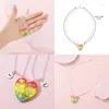 Pendentif Colliers Amitié Coeur Fille Ie BFF Collier Mode Bijoux Cadeau 2Pack