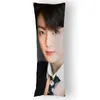 Pillow Case Jungkook Pillcase Hug Satin PillowCover Almohada Anime Body Ciałe Case Cushion Pokraż 35xcm60x200cm 12.15 231013