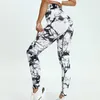 Yoga Outfit Tie Dye Leggings Lady Seamless High Waist Push Up Tights Quick Dry Gym Jogging Clothing Butt Lifting Pants Workout 231020