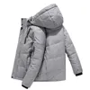 Gilets pour hommes Hommes Blanc Duck Down Veste Chaud À Capuchon Épais Puffer Manteau Mâle Casual Haute Qualité Pardessus Thermique Hiver Parka Hommes 231020