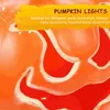 Titulares de vela festa de Halloween decorativa abóbora luz operada lâmpada de desenho animado favor