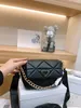 System Schaffell mit Diamant Kühlergrill Messengerbeutel Frauen Mode Shopping Satchels Umhängetaschen Kette Münze Geldbeutel Luxus Designer Geldbörse Hüllband Brieftasche Handtasche Totes