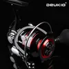 Mulinelli Baitcasting Mulinello da pesca DEUKIO 2000-7000 Max Drag 12KG Mulinelli da spinning Bobina in metallo carretilhas de pesca Mulinello per accessori da pesca Peche 231020