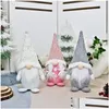 Christmas Decorations Gnome 2023 Faceless Doll Merry For Home Ornament Happy Year 2024 Noel Xams Drop Delivery Garden Festive Party S Dh4B7