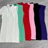 Ralphs Designer T-shirt Laurens Mulheres Ma Biao Clássico Versátil Little Ma Biao Manga Curta Polo Vestido Verão Solto Fit Casual