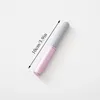 Lip Gloss Mini Portable Round Head Pędzel z osłoną Profesjonalny francuska tekstura Smudaż dla kobiet narzędzi do makijażu