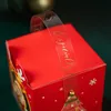 Geschenkpapier LBSISI Life 12 Stück Weihnachtsgeschenkboxen für Süßigkeiten, Nougat, Verpackung, Weihnachtsmann, Kinder, Schneemann, Gastgeschenk, Jahr, Party-Dekoration 231020