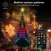 Kerstversiering Ideale led-app Slimme boomverlichting Droomkleur Fairy Lichtslinger met stertopper DIY-slinger voor kerstvakantiedecoratie 231019