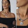 Chains TISUN European And American Fashion Jewelry Pendant Women's Alloy Aluminum Necklace