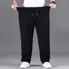 Pantaloni da uomo 10XL Pantaloni casual neri Pantaloni larghi traspiranti da uomo Pantaloni sportivi elasticizzati in vita oversize Pantaloni da jogging ad asciugatura rapida Pantaloni da uomo Streetwear 231019